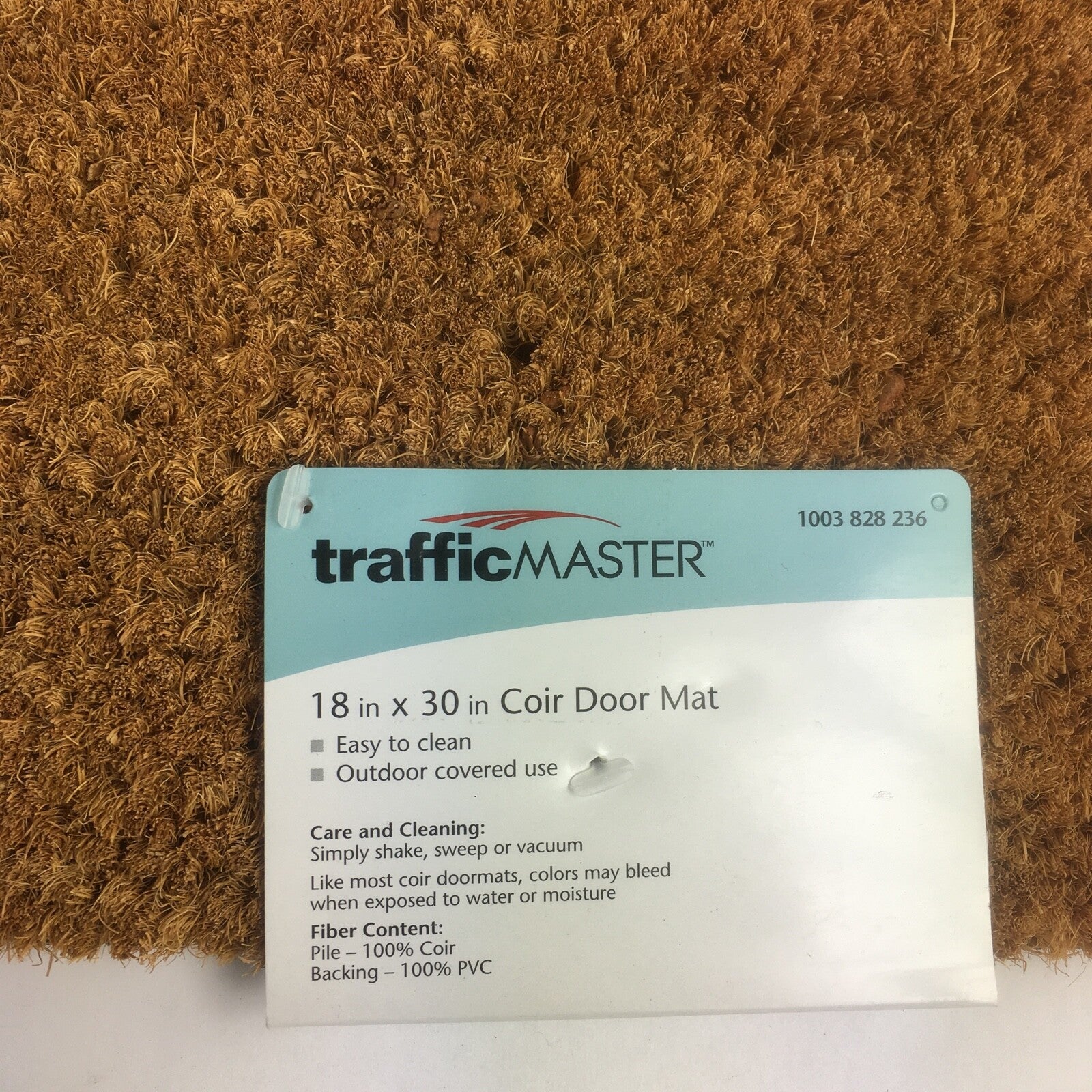 Trafficmaster Home Coir Doormat Door Mat with PVC Backing 18" x 30" New Mexico