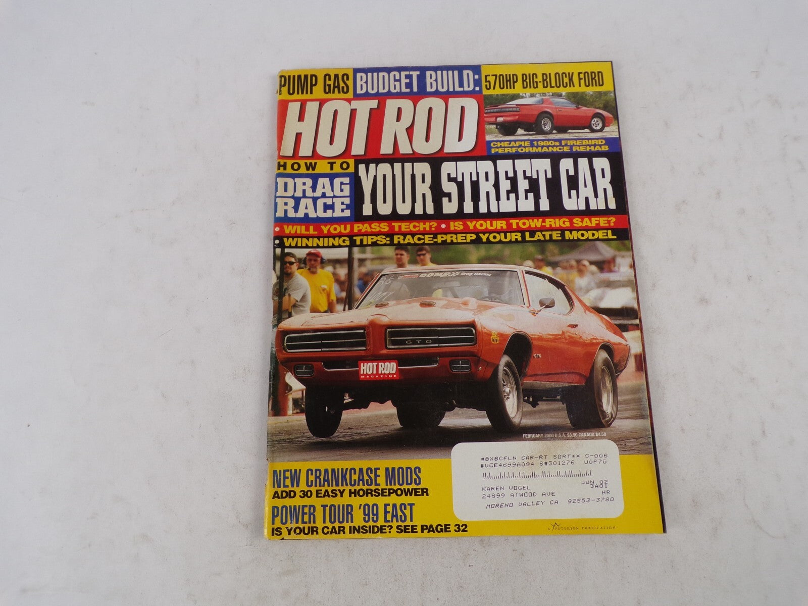 February 2000 Hot Rod Your Street Car Pump Gas Budget Build: 570HP Big-Block For