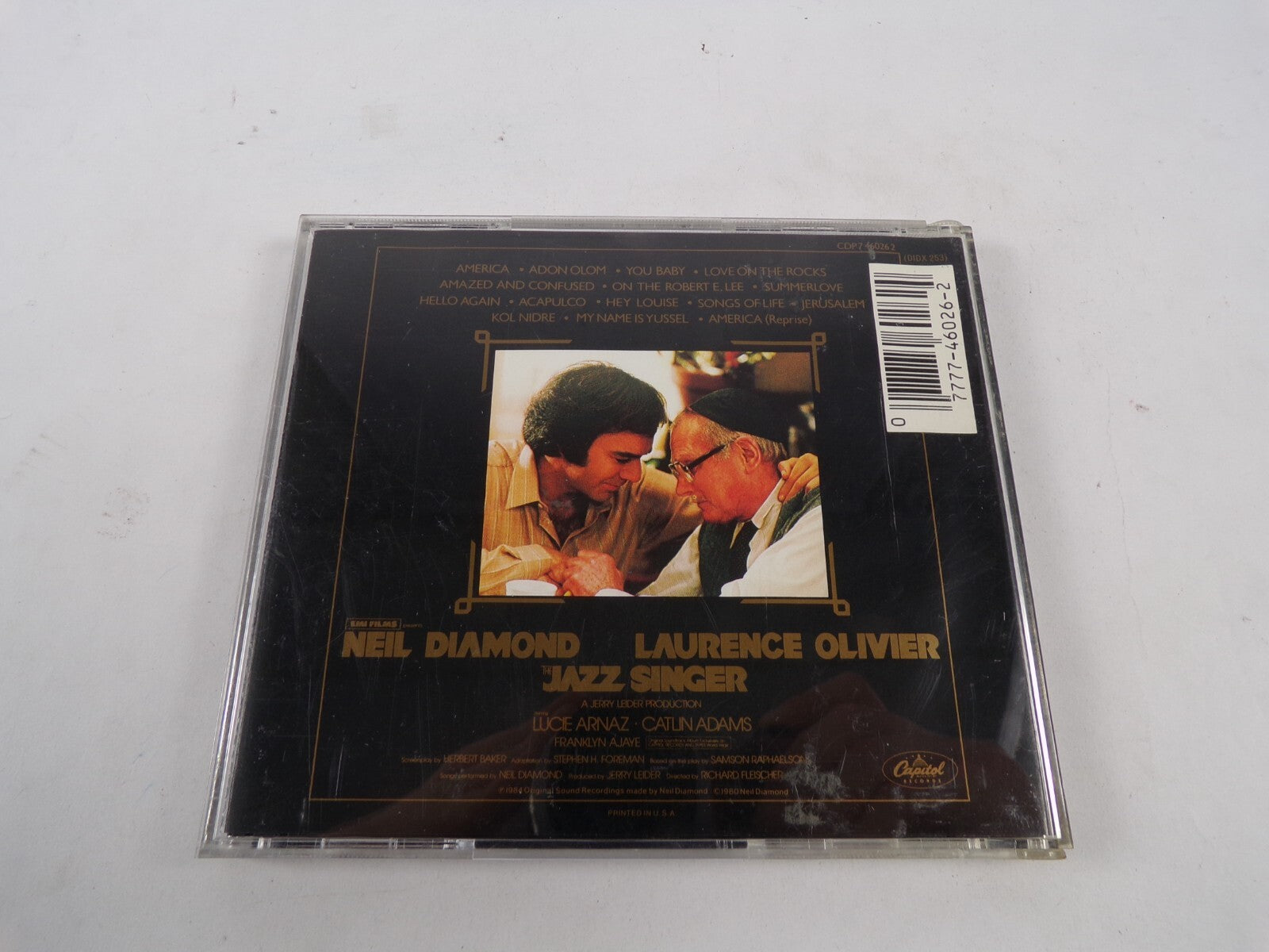 Neil Diamond The Jazz Singer America Adonolom You Baby Love On The Rocks CD #43