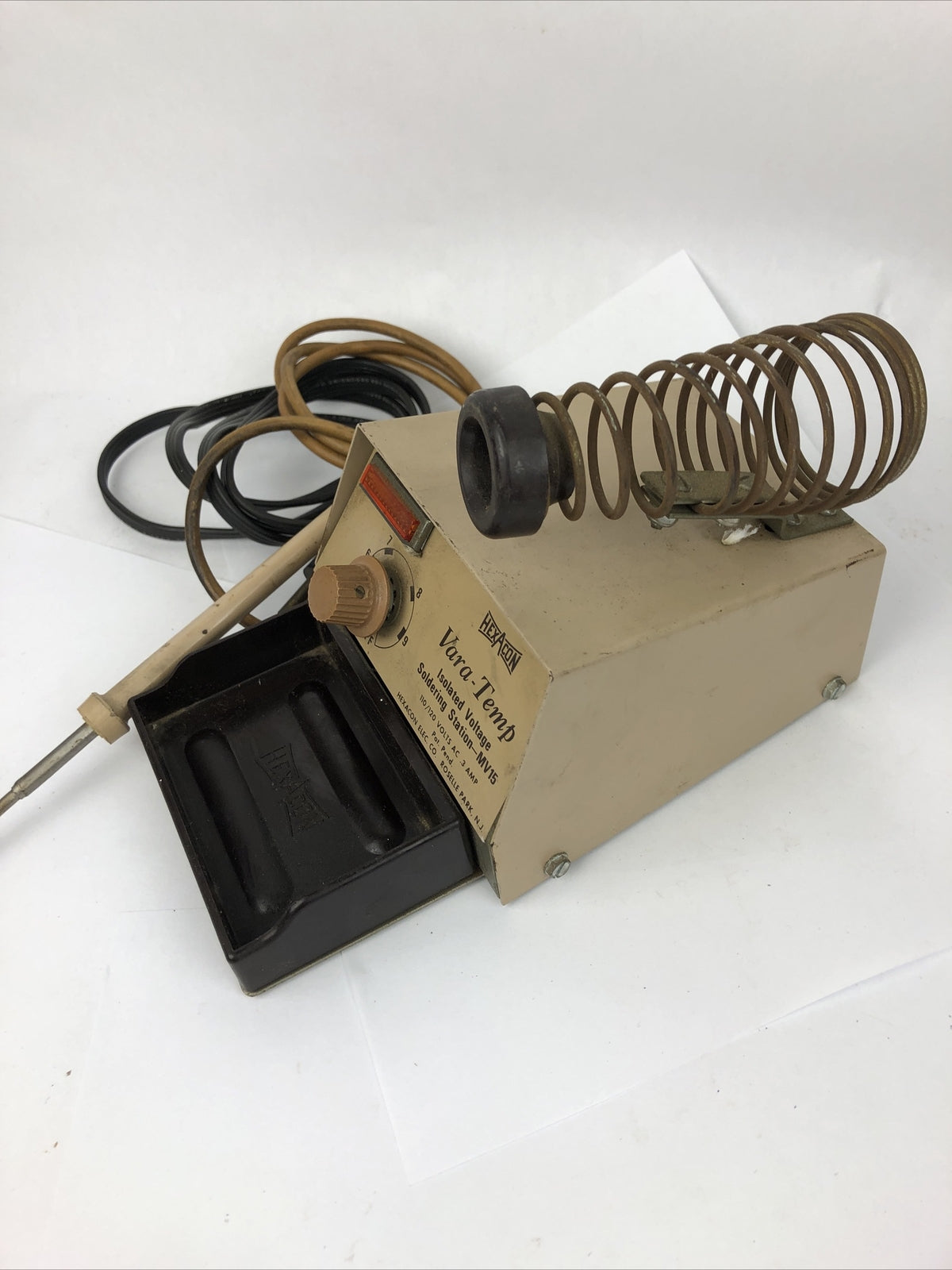 HEXACON MF-15 Isolated Voltage VARA-TEMP SOLDERING STATION 110-120 VOLTS .3 Amp