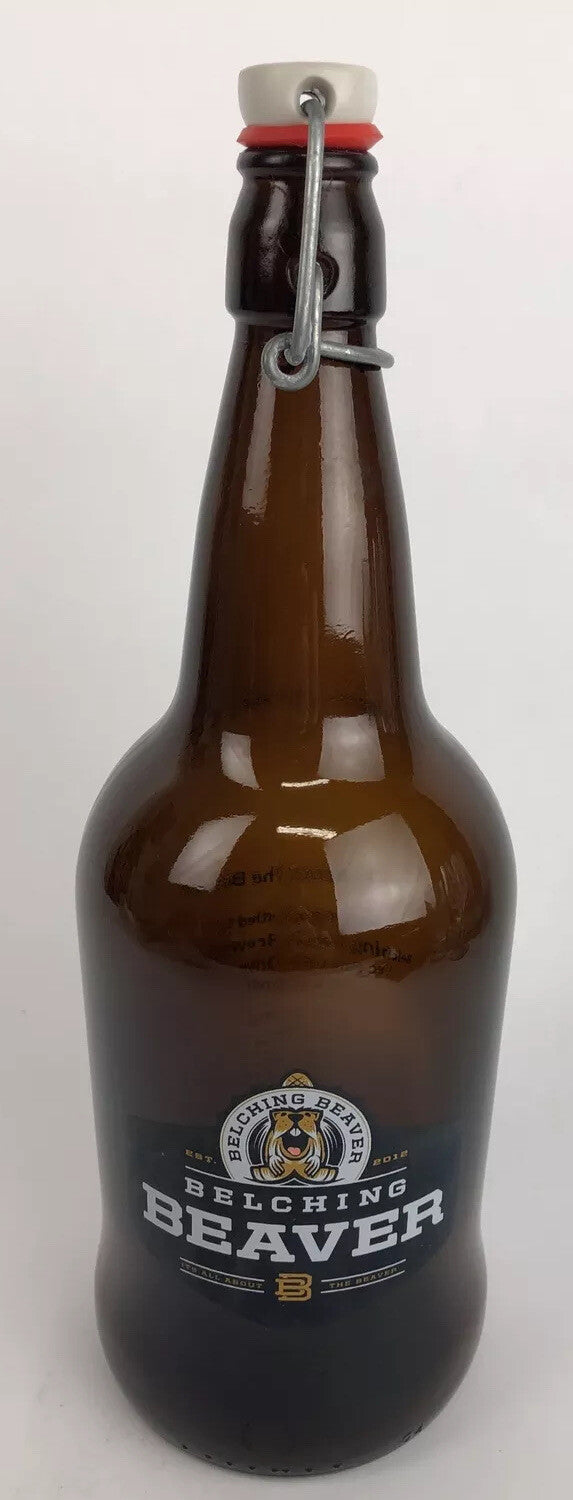 Belching Beaver Brewing Company 750 ml Flip Top Growler Vista California - RARE