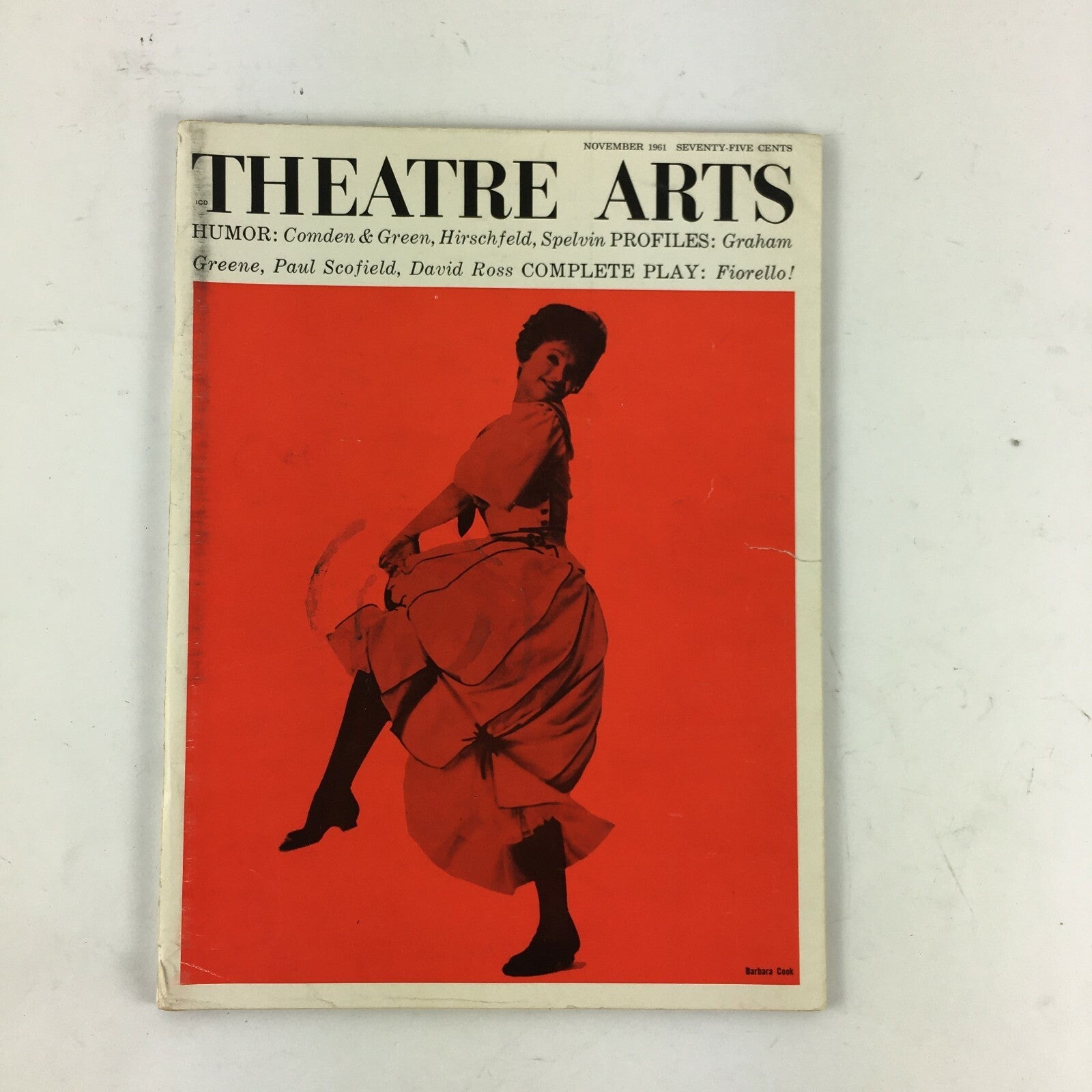 November 1961 Theatre Arts Magazine Humor Comden & Green Hirschfeld David Ross