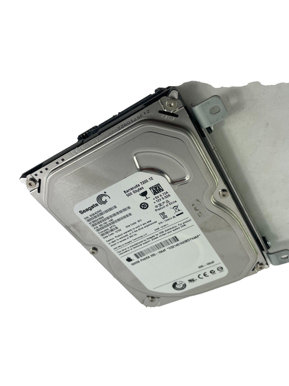 Seagate Model ST3500418A8 Barracuda 7200. 12 500GB Internal Drive Cache 16MB