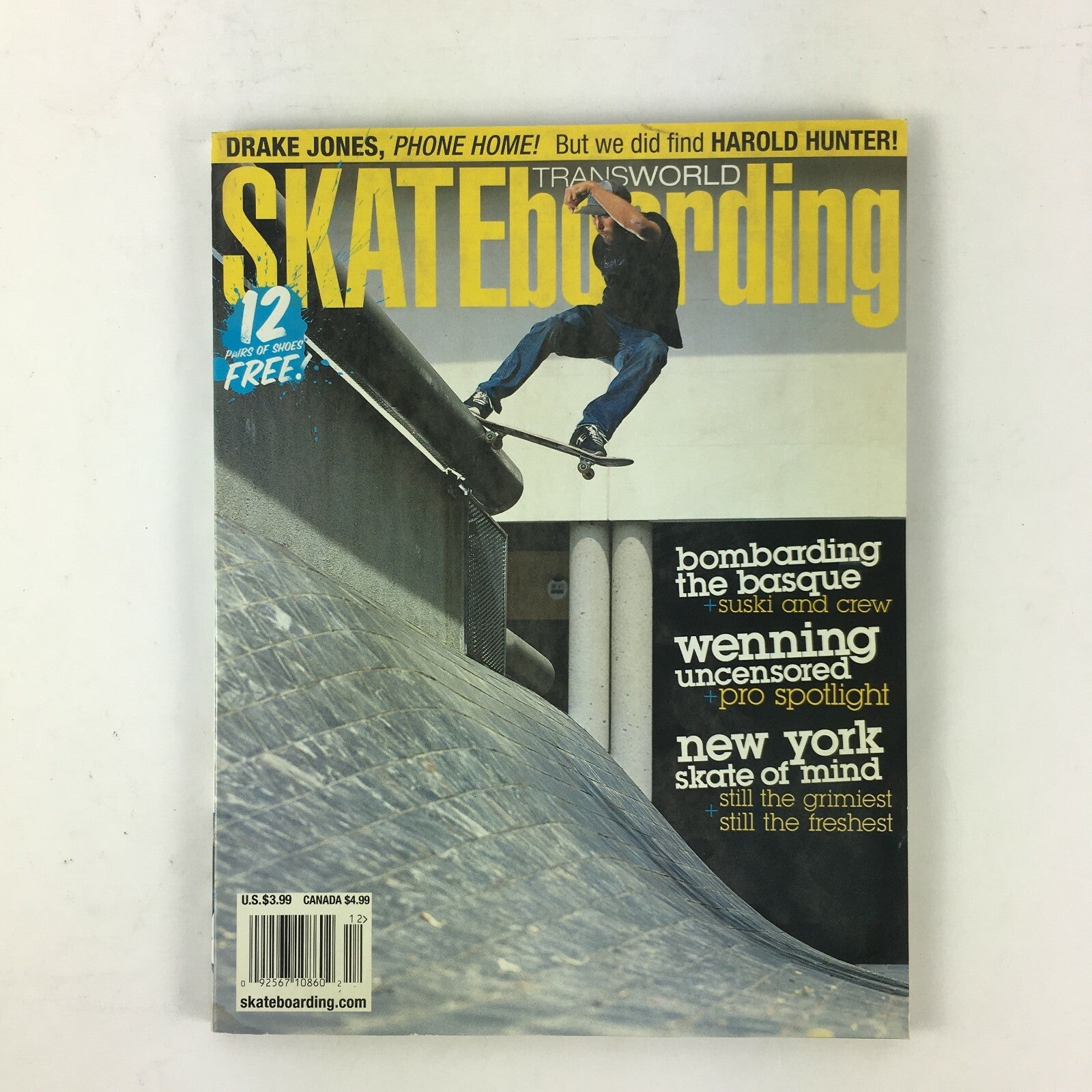 Transworld Skateboarding Magazine Drake Jones Wenning Uncensored New York