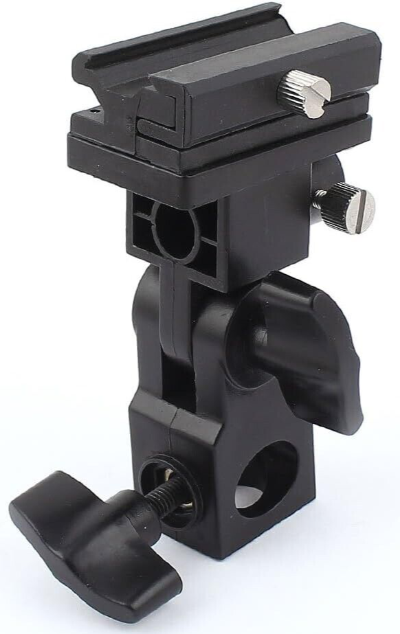 2 x AEXIT Shoe Mount Adapter Trigger Umbrella Holder Swivel Light Stand Bracket