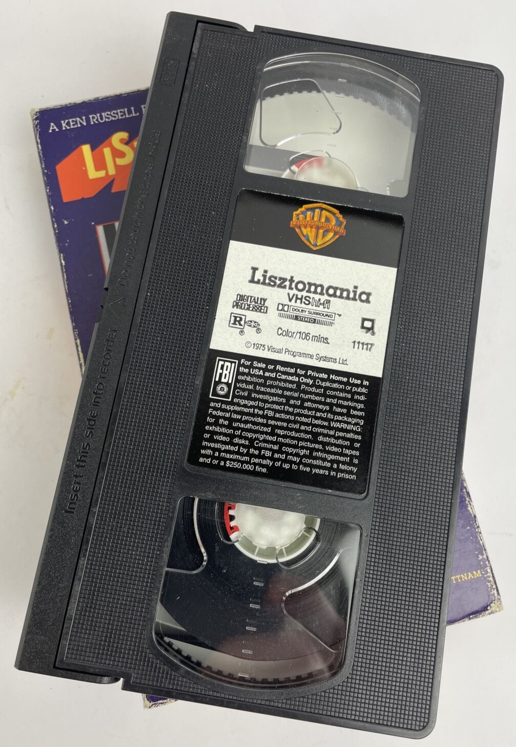 " LISZTOMANIA " VHS Movie Roger Daltrey Sara Kestelman Paul Nicholas Ringo Starr