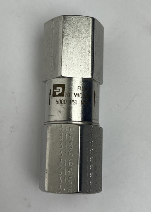 OEM Parker Filter Check Valve 243C 316 10 Micron 5000 MAX PSI
