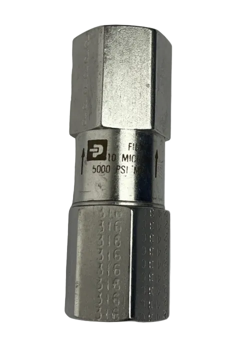 OEM Parker 243C 316 stainless steel 10 micron filter check valve 5000 PSI