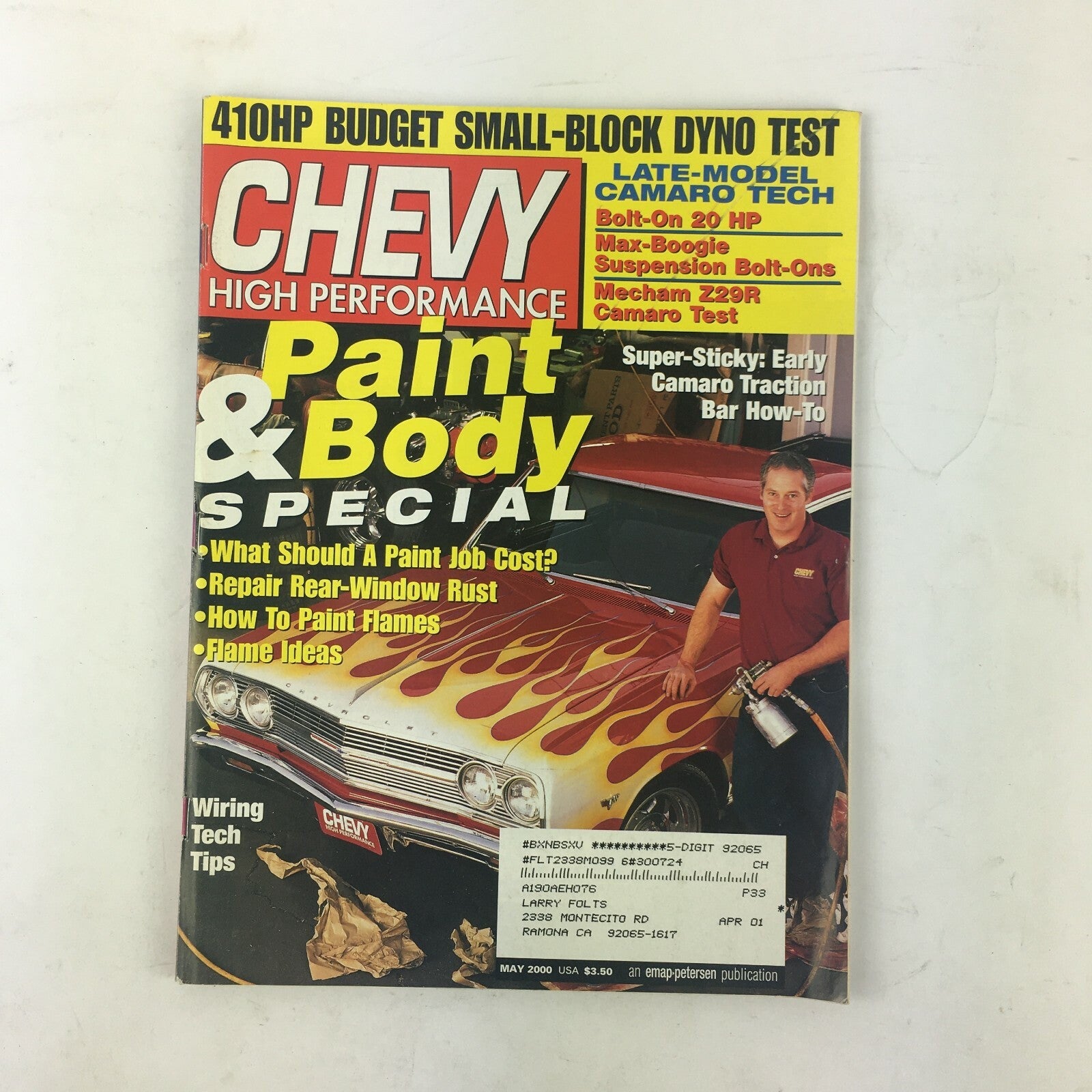May 2000 Chevy High Performance Magazine Paint & Body Special Flame Ideas