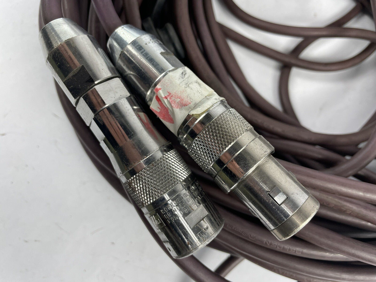 ADC 100ft Commscope TCP-B38 ProAx Triaxial Male & Female Camera Connector 75 ohm