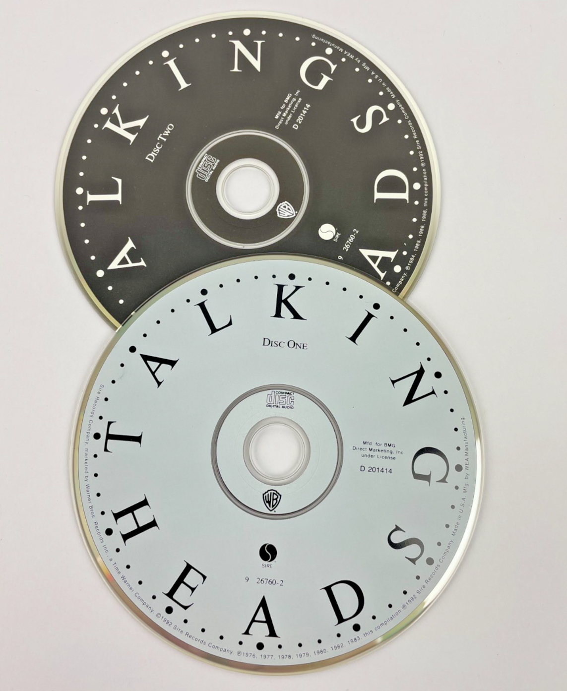 Talking Heads Popular Favorites 1976–1992 Digital Audio CD Sire Records 1992