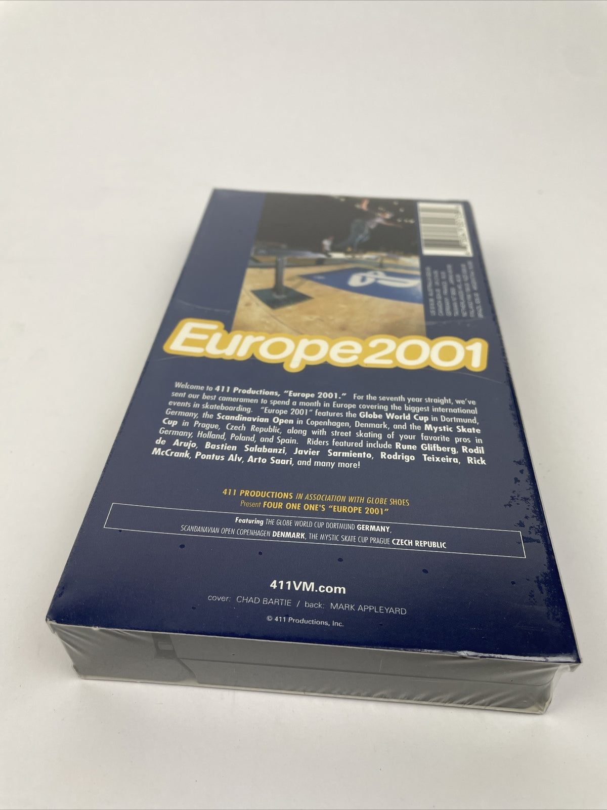Europe 2001 Skateboarding 411VM VHS Video Bastian Arto McCrank - NEW SEALED