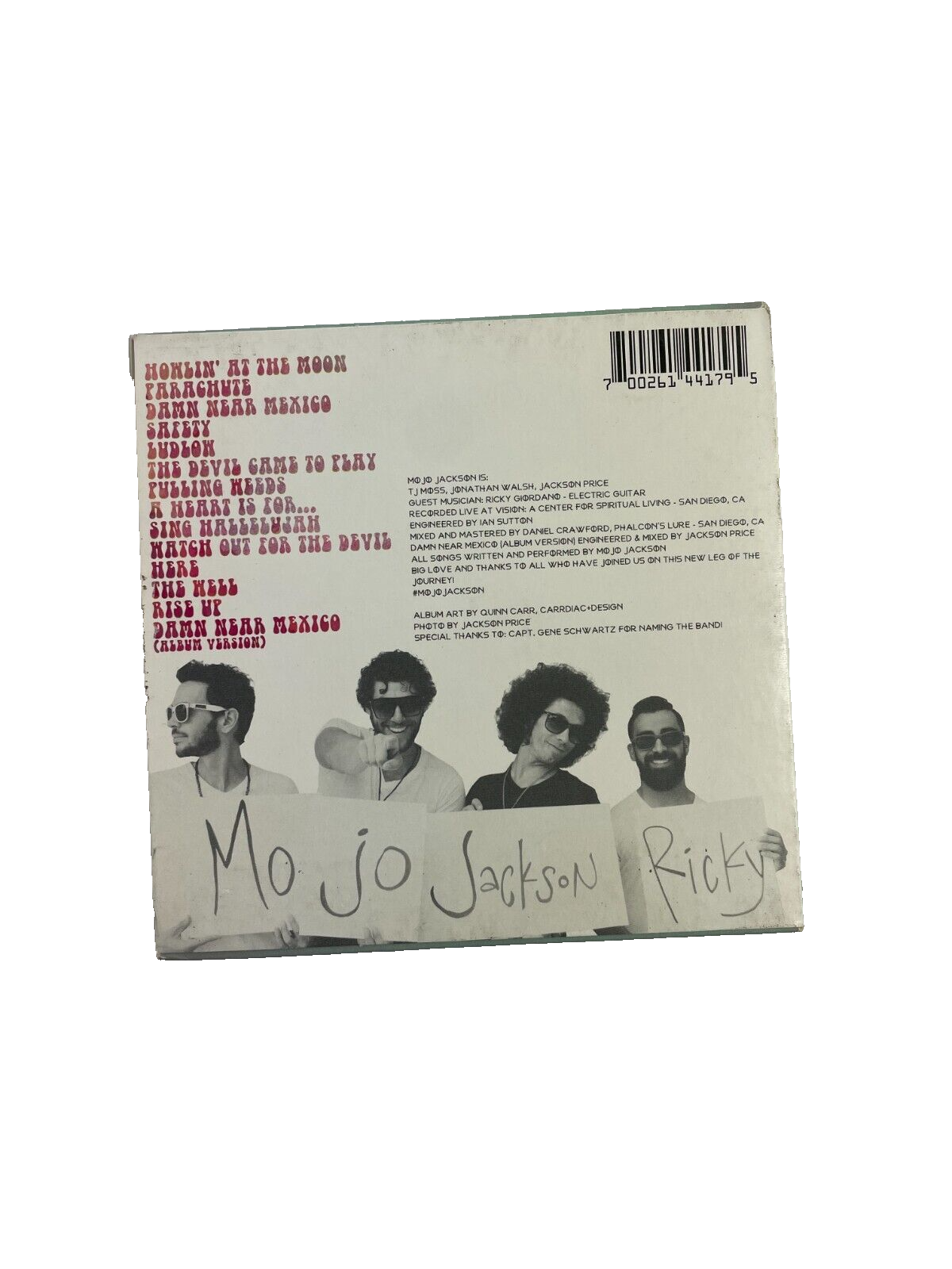 Mojo Jackson Damn Near Mexico Howlin At The Moon The Hell Rise Up #M-N-O