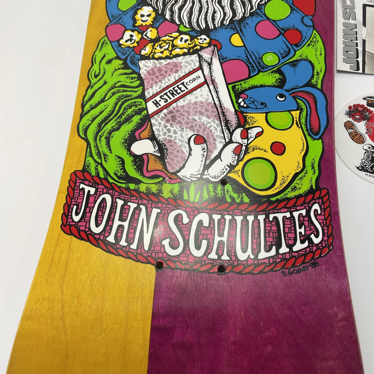 H-Street John Schultes A Series Clown limited edition skateboard deck #15 of 136