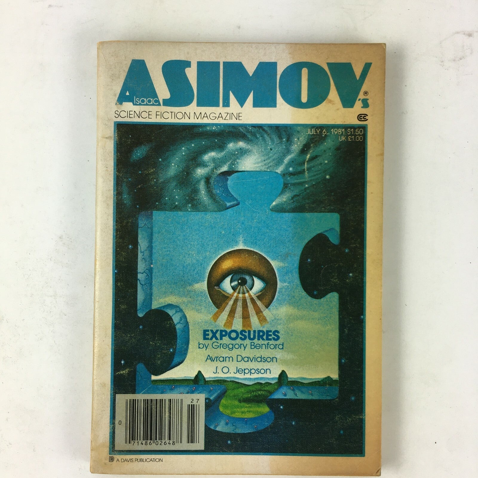 July 1981 Isaac Asimov's Science Fiction Magazine Exposures by Gregory Benford