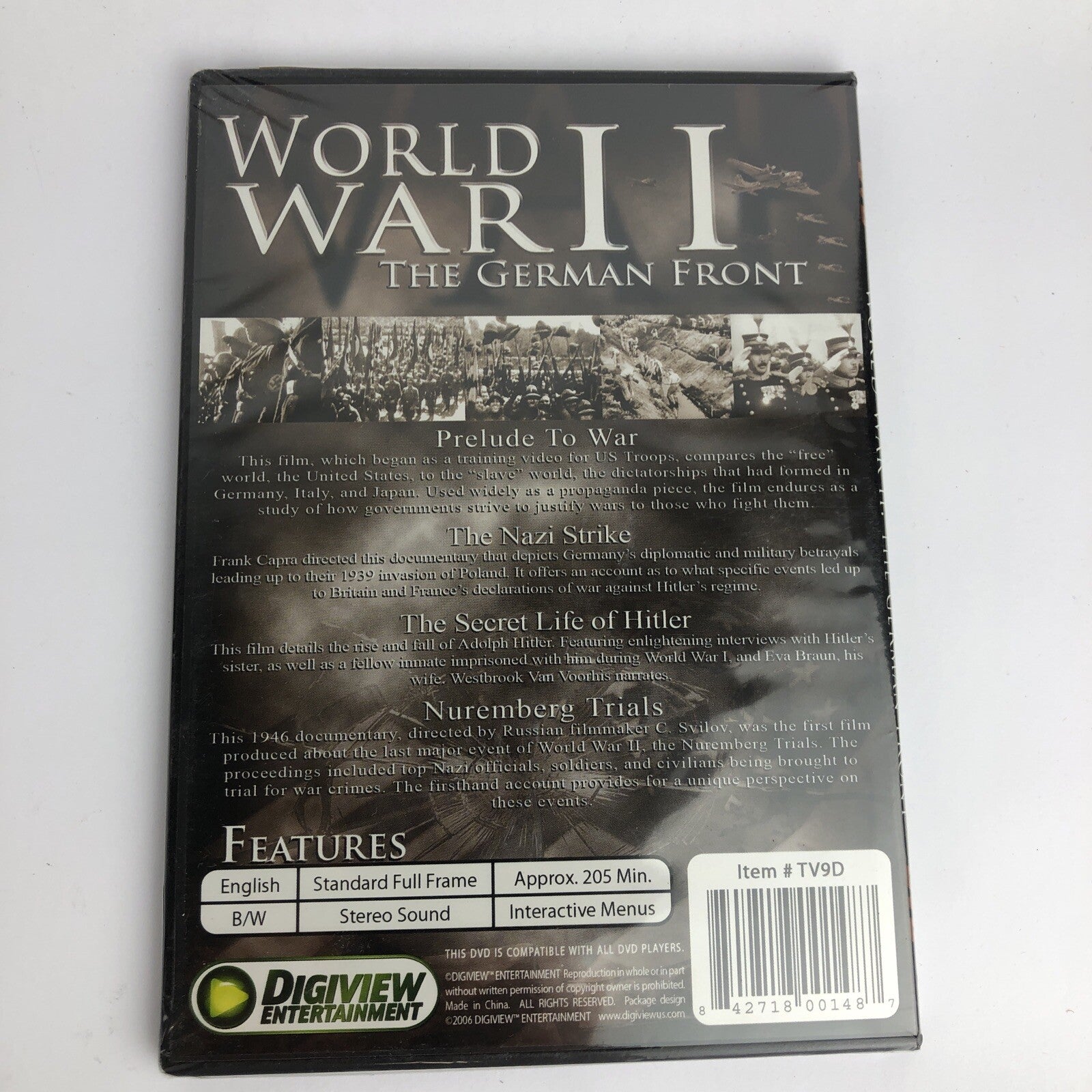 World War II The German Front DVD BRAND NEW Over 4 Hours