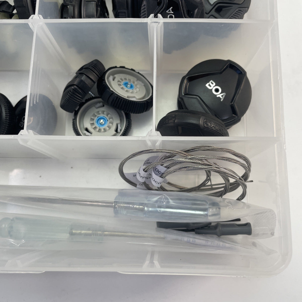 BOA Fit System Master Spare Parts Repair Kit Dials Laces Tools Shop Dealer Case