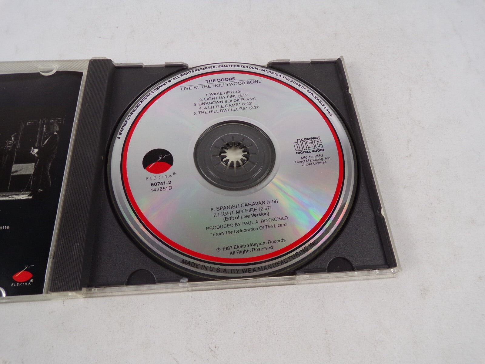 Live At The Hollywood Bowl Doors Wake Up Light My Fire Unknown Soldier CD#22