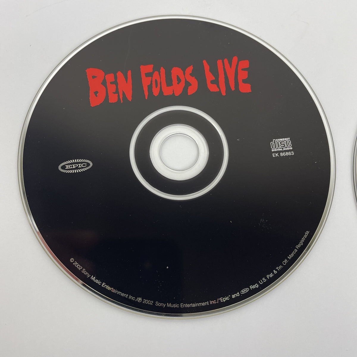 2 x Ben Folds Digital Audio CD - Songs For Silverman, 2005 + LIVE, 2002 Sony