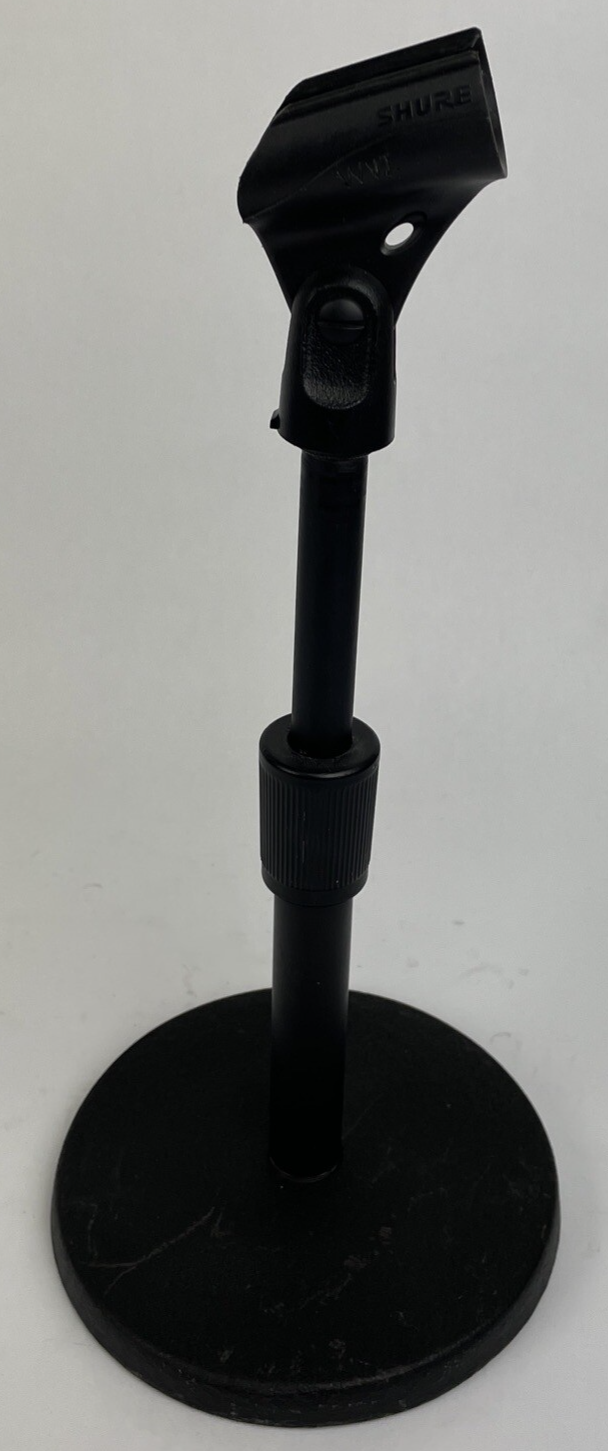 Atlas Sound DS7E Adjustable Desktop Microphone Stand Black Max Height 14"