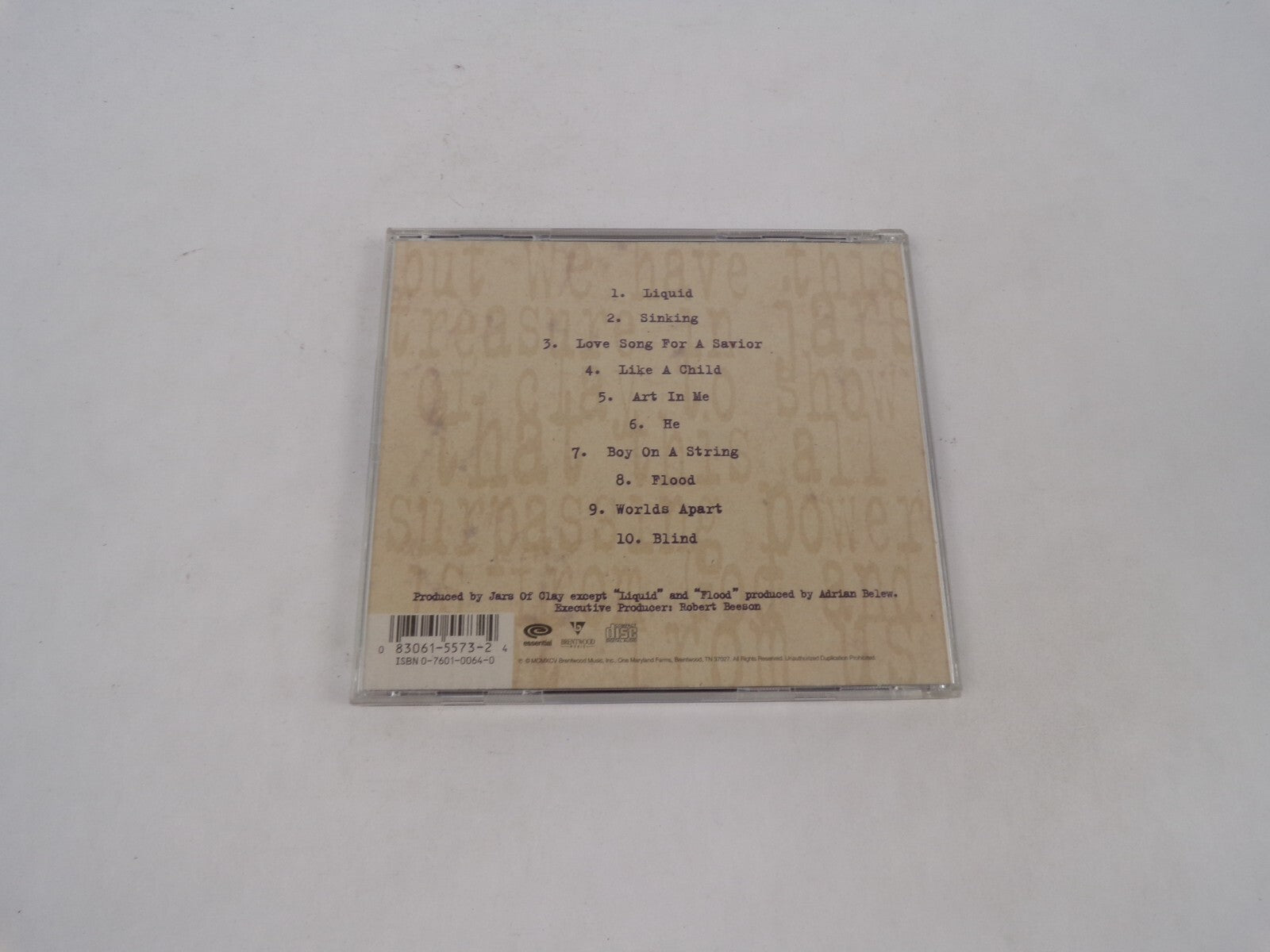 Jars Of Clay Liquid Sinking Love Song For A Savior Like A Child Art In Me CD#71