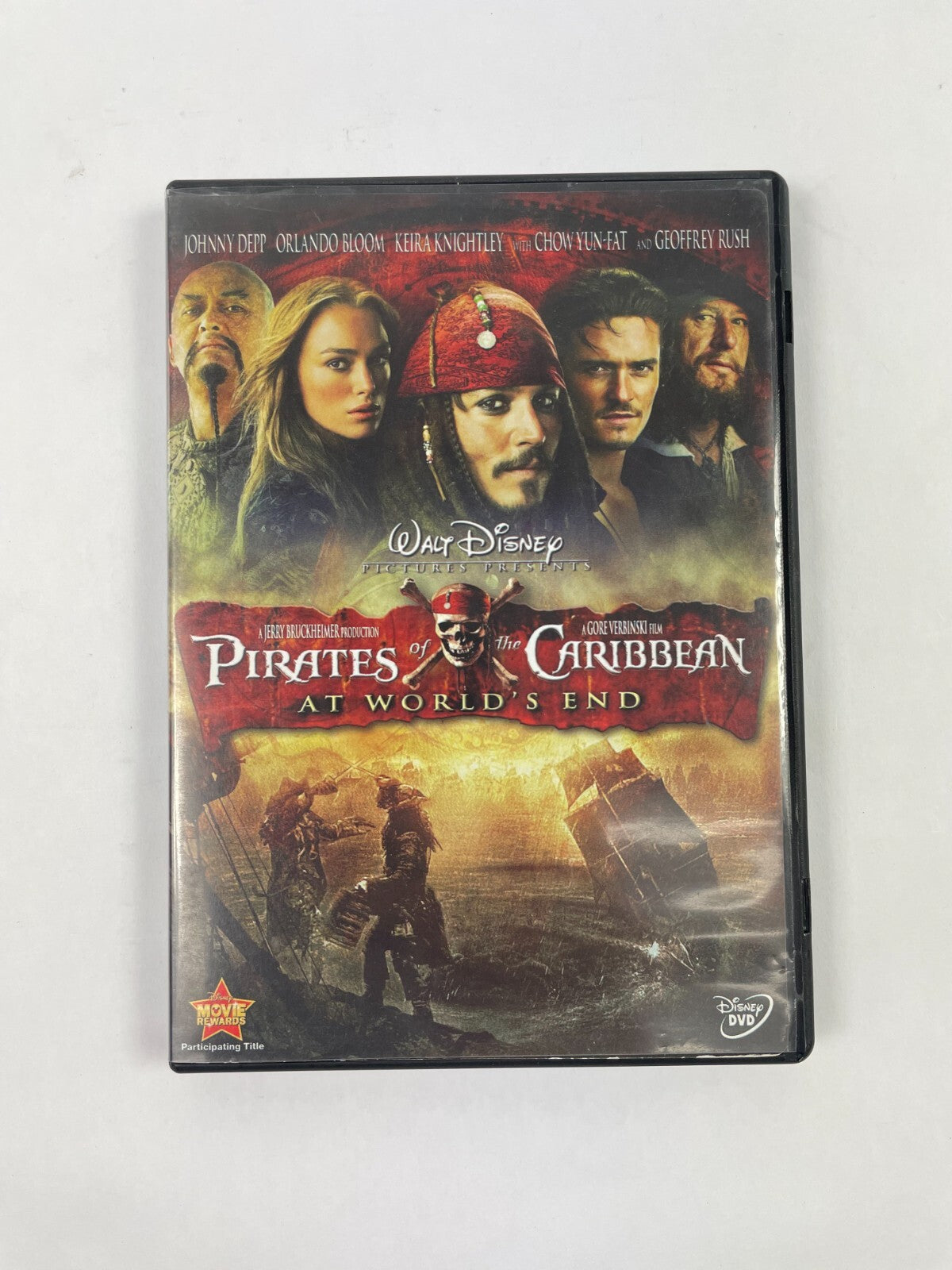 Pirates of the Caribbean At World's End Johnny Depp Orlando Bloom DVD Movie