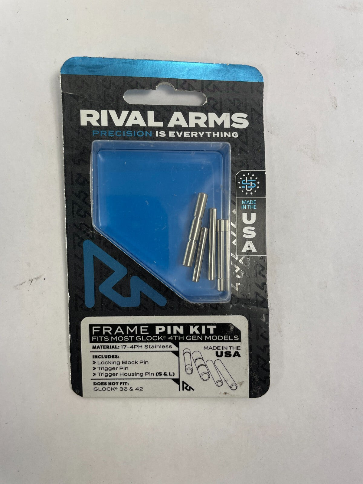 Rival Arms Frame Pin Kit Fits 4th Gen Models 17-4PH Stainless RA60G201S