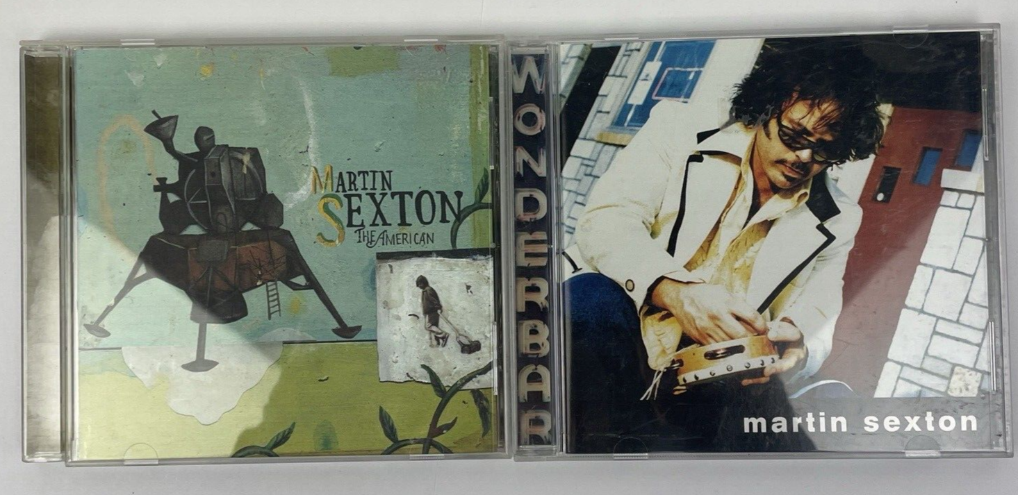 2 x Martin Sexton CD Lot WONDERBAR 2000 + The American 1998 Atlantic Records S