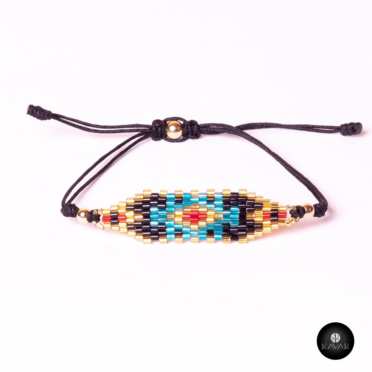 Kavak - Handmade Miyuki Abstract Adjustable Women's Bracelet