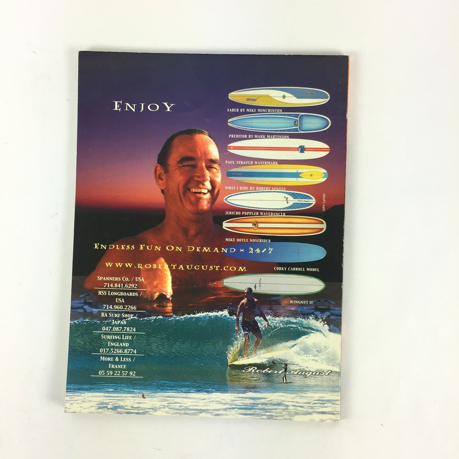 September 2001 Longboard Magazine Summer Photo Special Costa Rica Contests