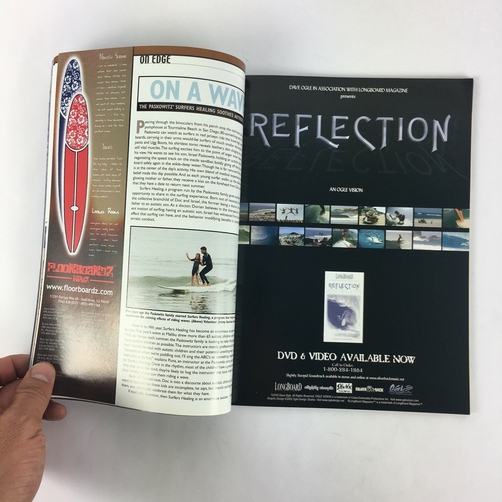 November 2003 Longboard Magazine Cruising California Linda Benson