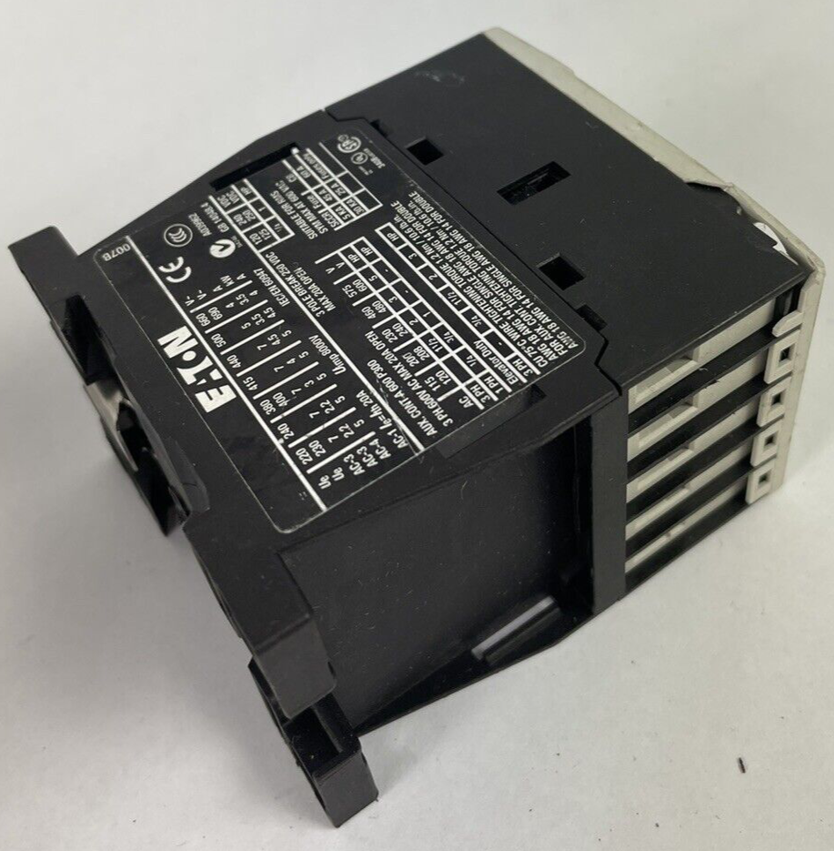 Eaton DIL M7-10 24V 3PH 600VAC 20A Contactor 3 Pole XTCE007B10 M007B DIN Rail