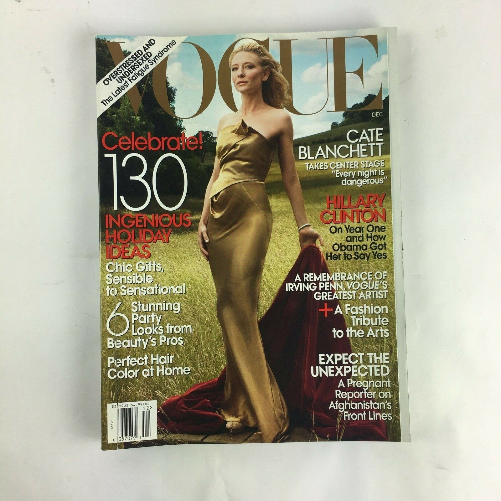 December 2012 Vogue Magazine Celebrate130 Ingenious Holiday Ideas HillaryClinton