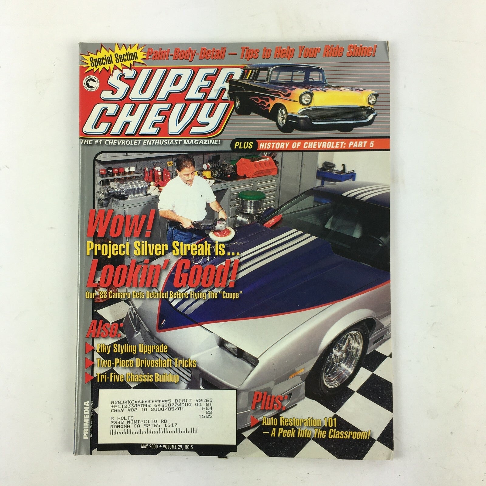 May 2000 Vol 29 Super Chevy Magazine Wow! Lookin' Good! Elky Styling Upgrade