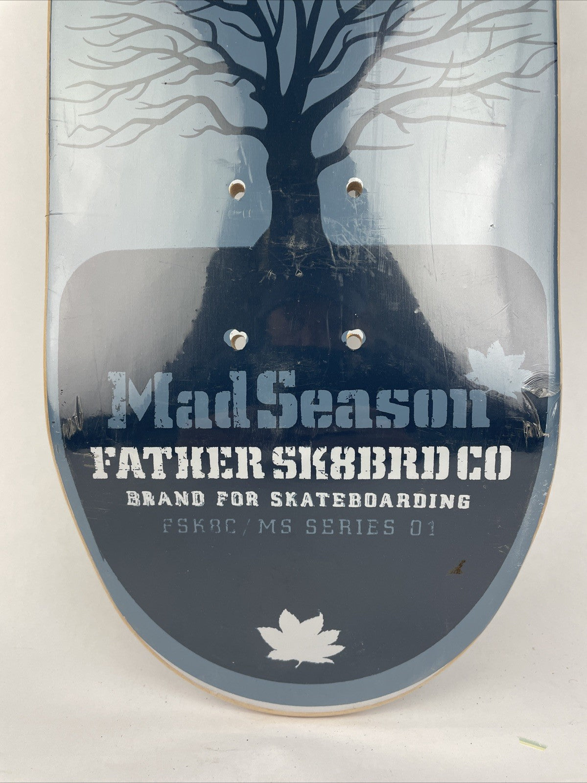 Vintage FATHER Skateboard Co. " MAD SEASON " Skateboard Deck CANADA MS Series 01