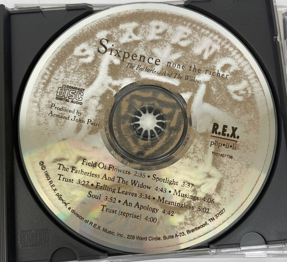 2 x SIXPENCE NONE THE RICHER CD - Devine Discontent + Fatherless and the Widow S