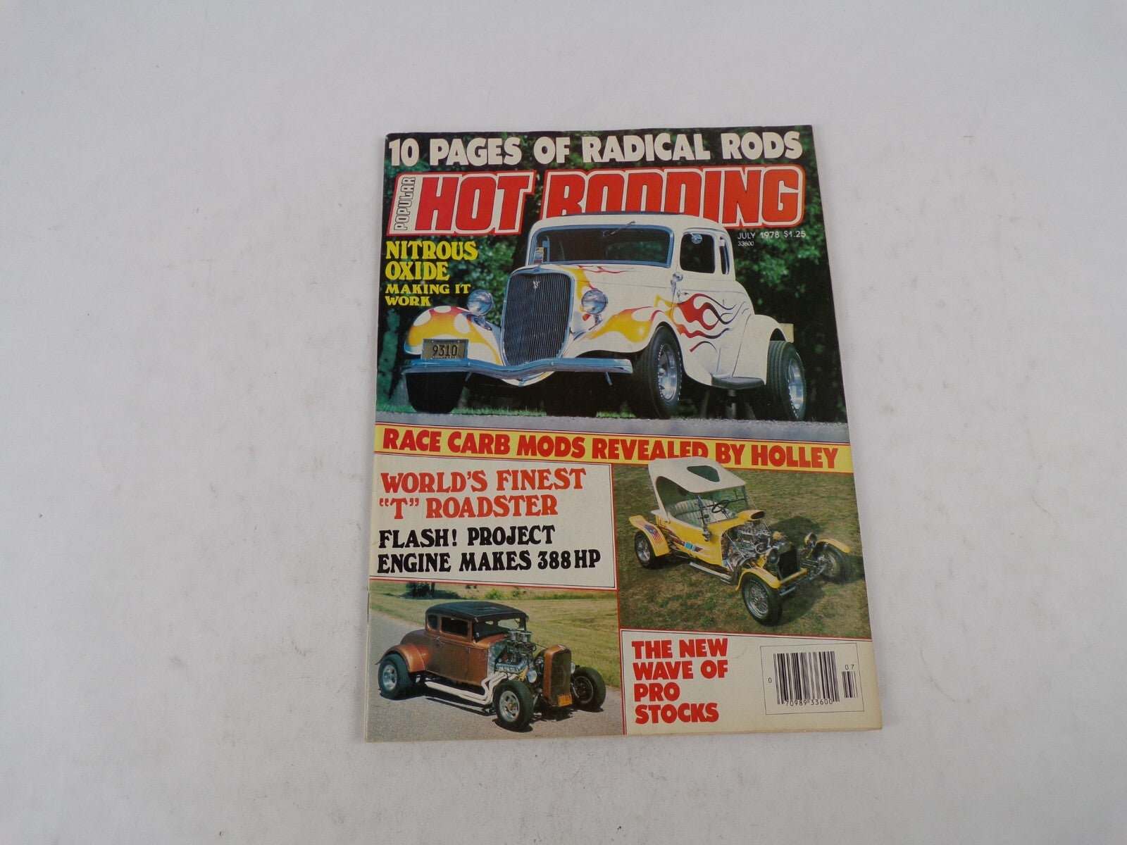 July 1978 Hot Rod Magazine 10 Pages Of Radical Rods Nitrous Oxide Making It Work