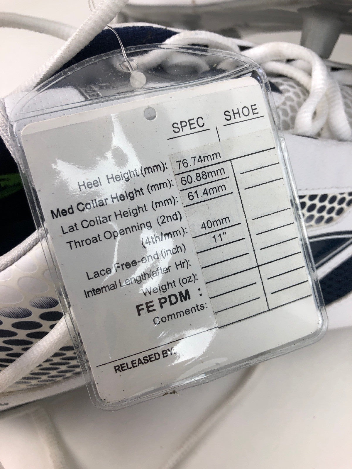 Extremely Rare Malcom Floyd Sample Football Cleats Reebok 2011 - FSTSHP