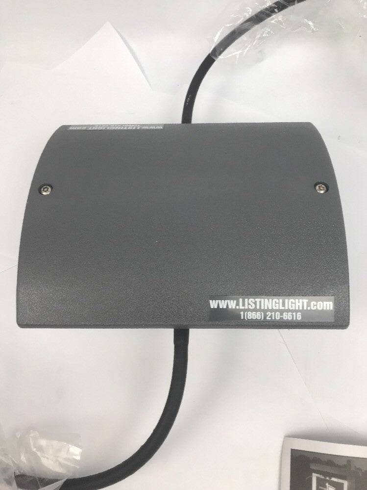 ListingLight Gray Real Estate Sign Night Light w/ Instructions **NEW** Rare Deal