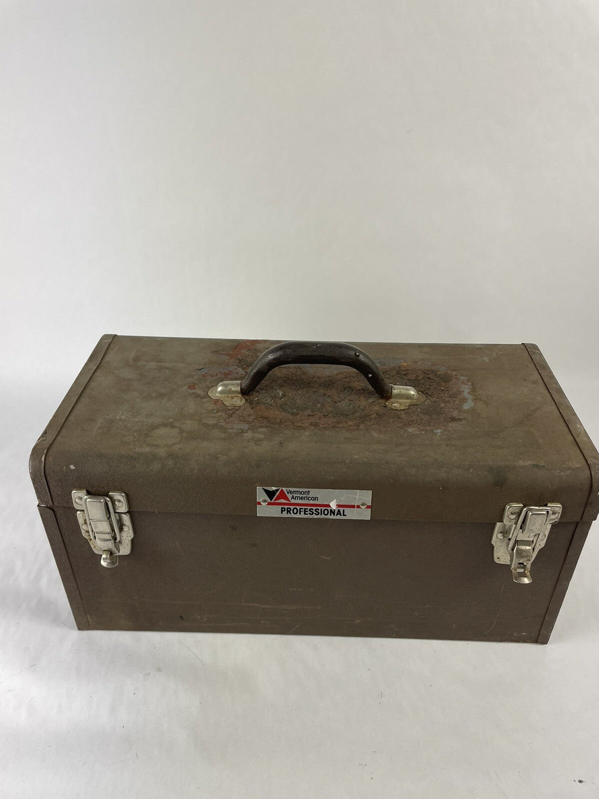 Vintage Vermont American Professional 18" Tool Box w/Tray 18"x9"x9"