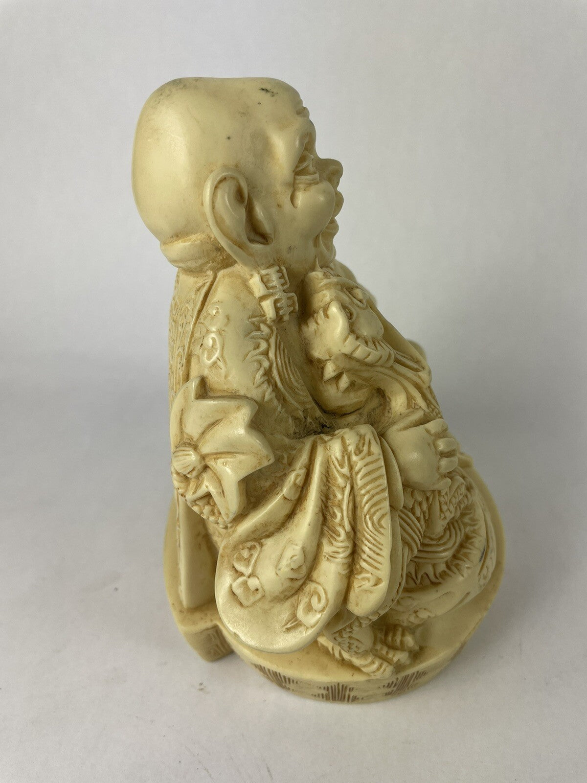 Vintage Buddha Hand carved Figurines Figure Statue Statuette