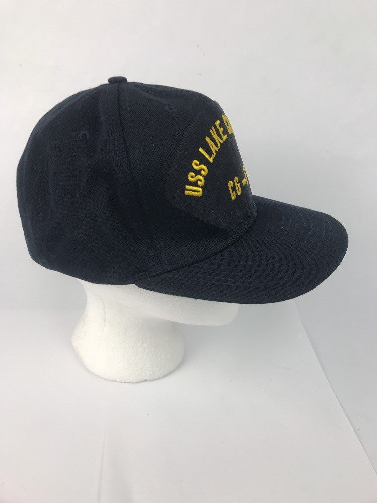 USS LAKE CHAMPLAIN CG-57 HAT NAVY SHIP TICONDEROGA CLASS GUIDED MISSILE CRUISER