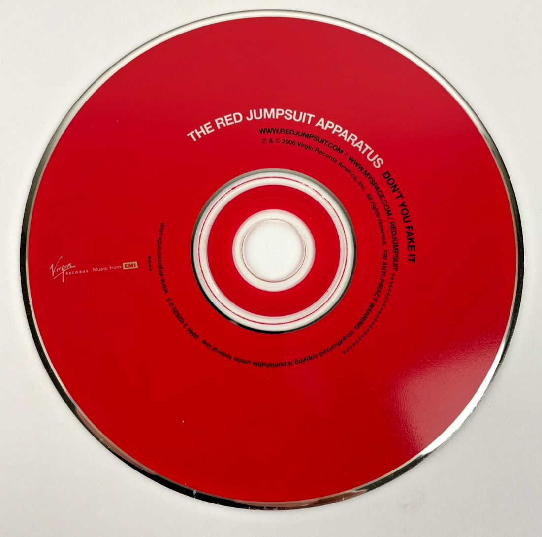 The Red Jumpsuit Apparatus Don’t You Fake It Digital Audio CDVirgin Records 2006