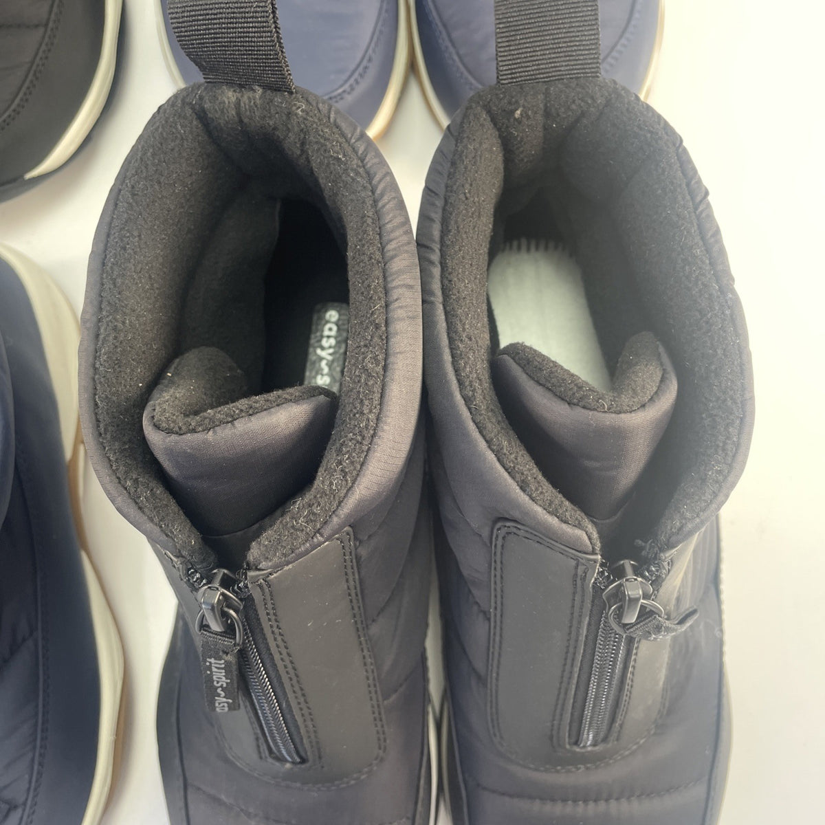 4 x Easy Spirit Wistar Outdoor Comfy Ankle Booties Shoes Blue Black US 7.5 W