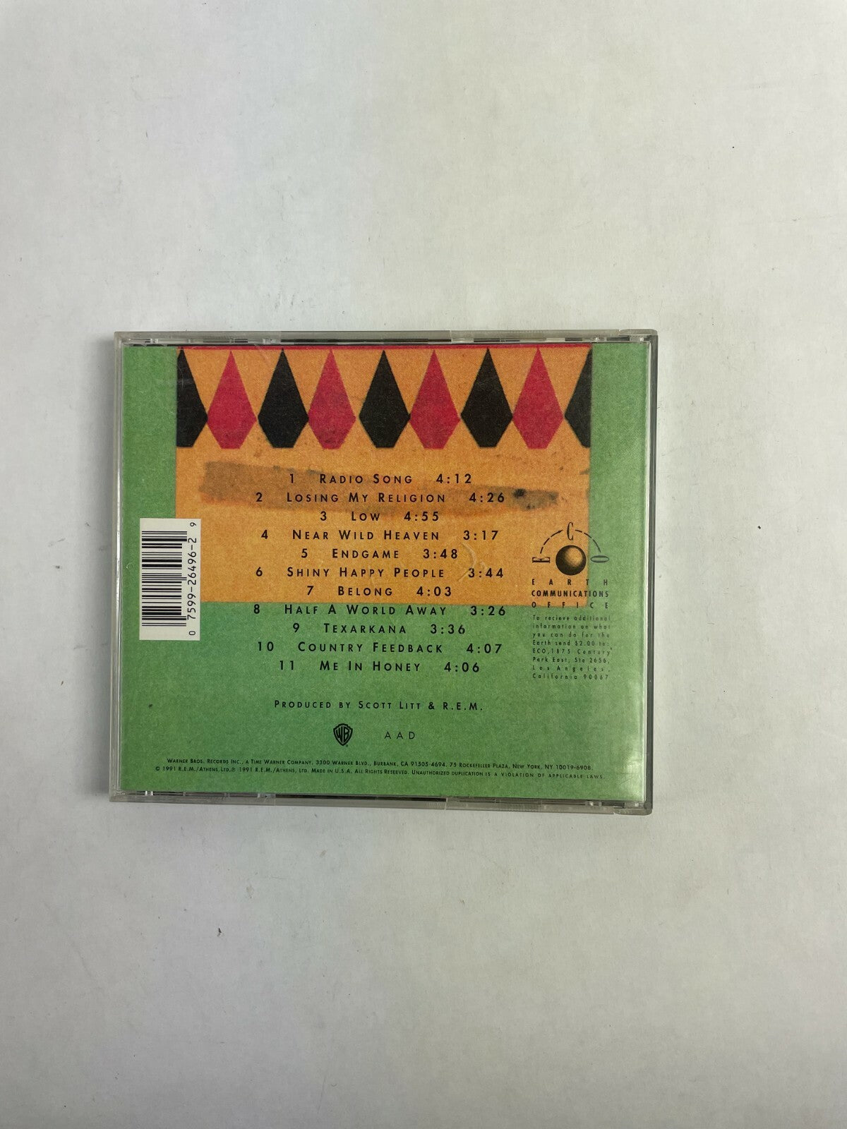 R.E.M Out of time CD Q2