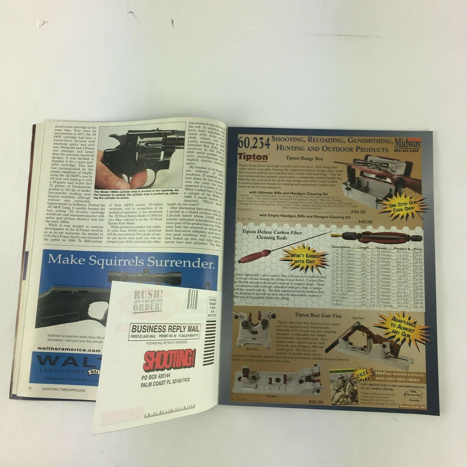 April 2005 Shooting Times Magazine XR-100 Rifle Ruger Ranch Rifle Chrles Daly