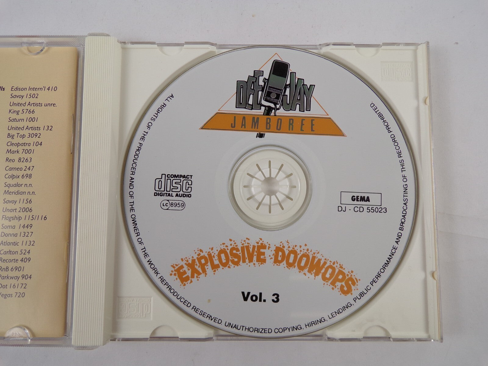 Explsive Doowops Vol 3 CD #18