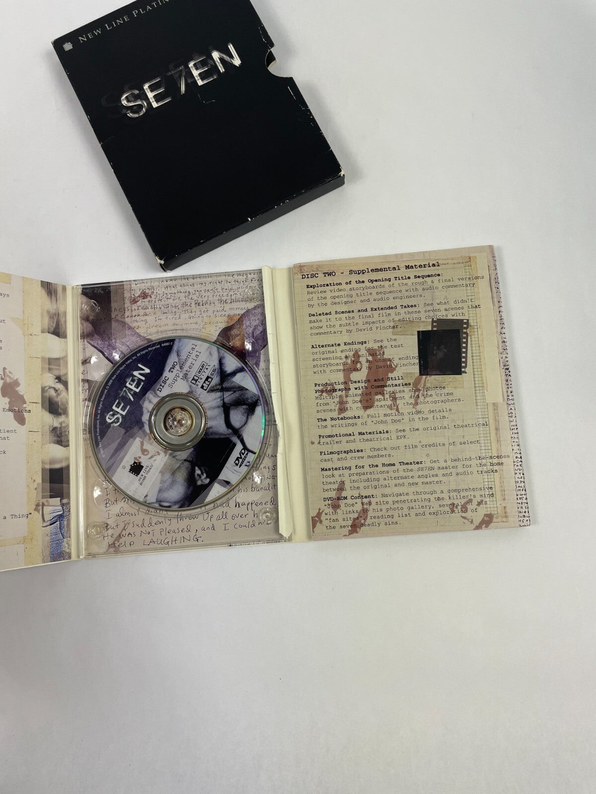 New Line Plantinum Series Seven DVD Movie