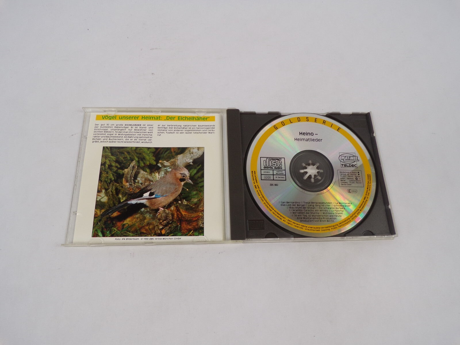 Heino Heimatlieder Gold-Serie San Bernadino Treue Bervagabunden La MontanarCD#70