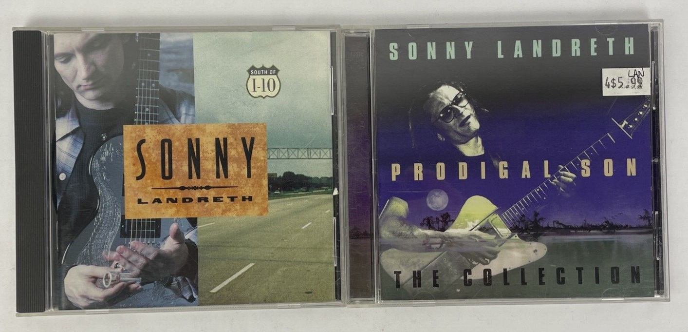 2 x SONNY LANDEREITH South Of I-10 + Prodigal Son the Collection Audio CD - L